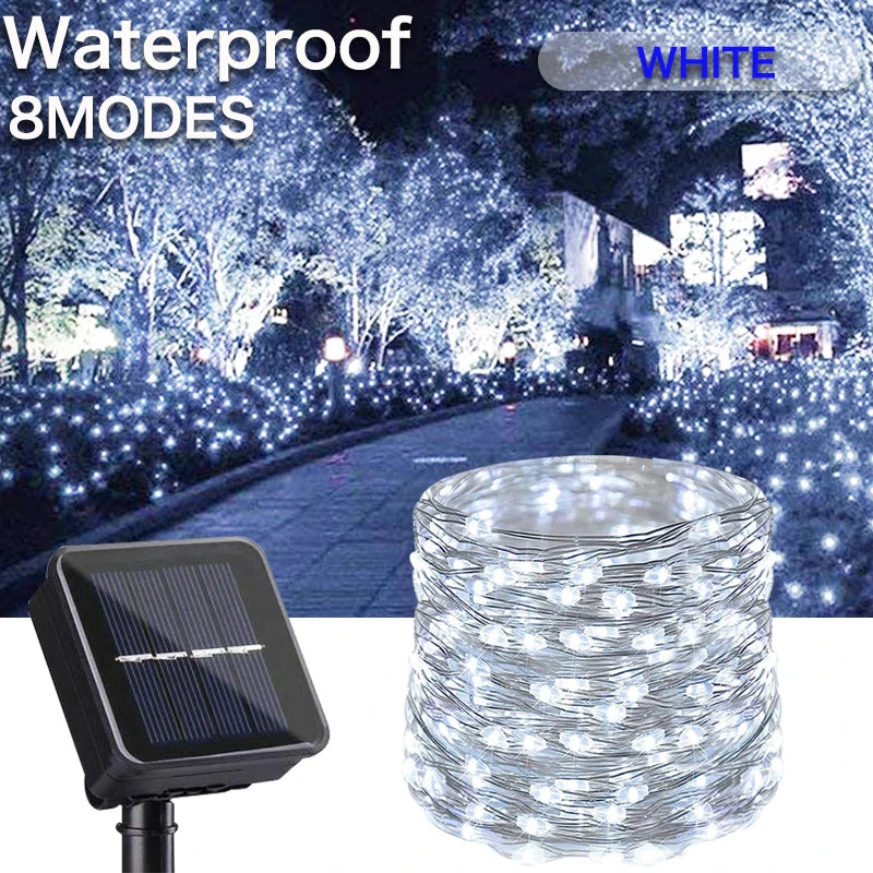 1000LED Solar String