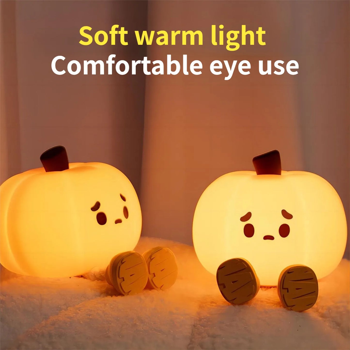 Cute Halloween Pumpkin Night Lamp