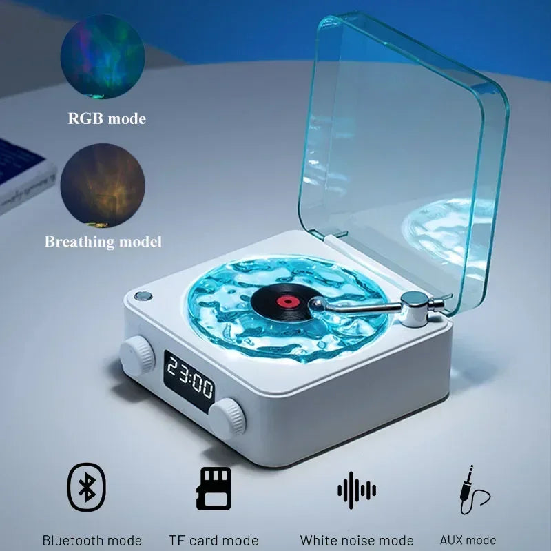 🟢 Retro Vinyl Bluetooth Speaker