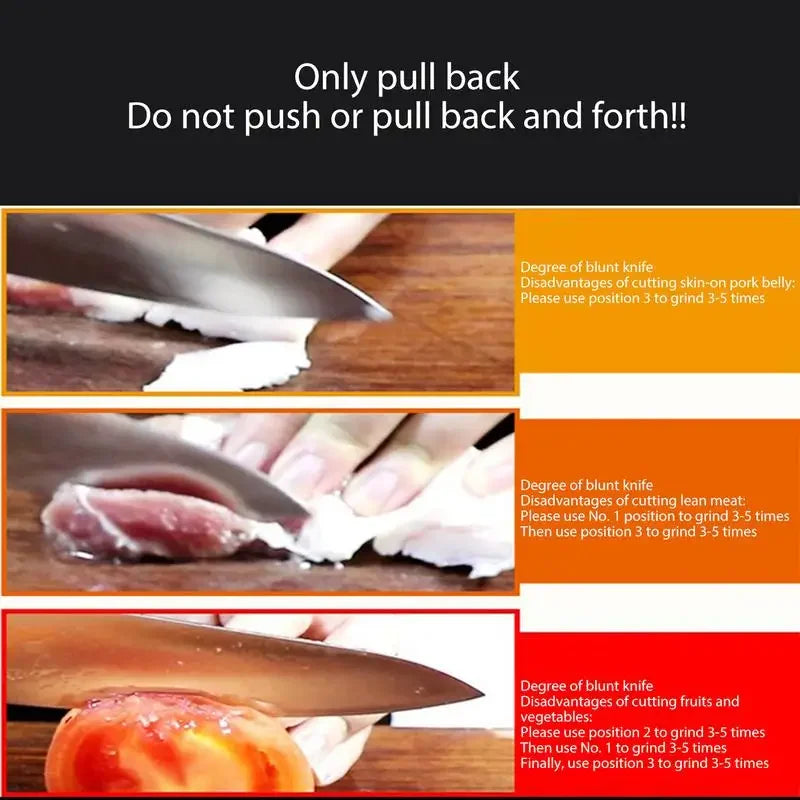 Portable Stainless Steel Knife Sharpener