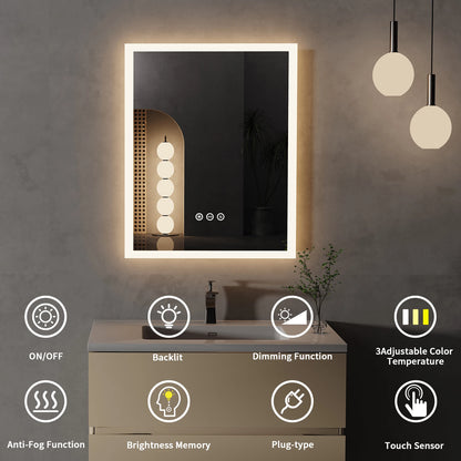 🟢 LED Backlit Mirror