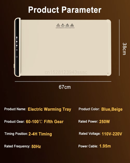 🟢 Electric Food Warming Tray