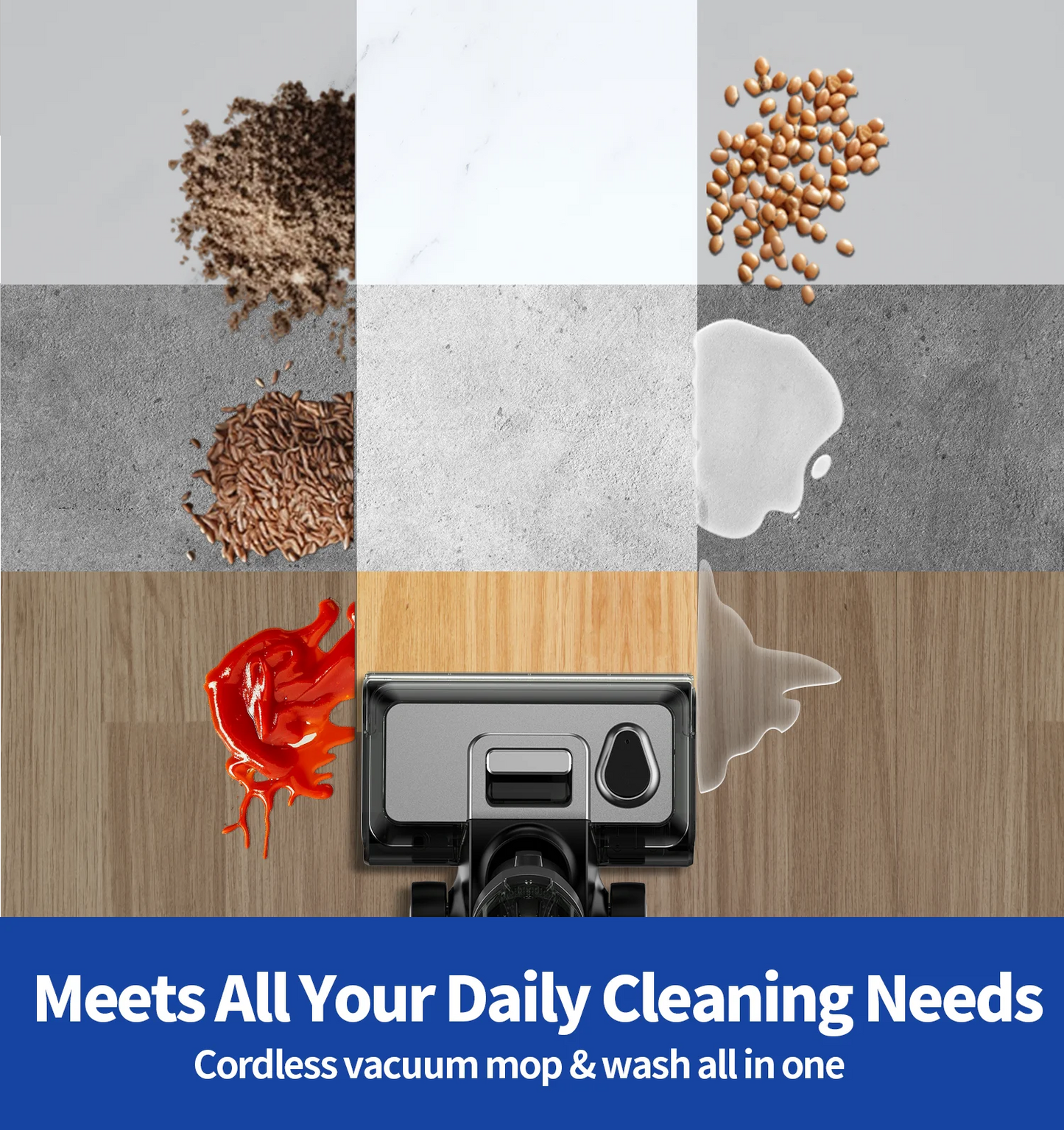 🟢 Wireless Smart Wet/Dry Vacuum Cleaner