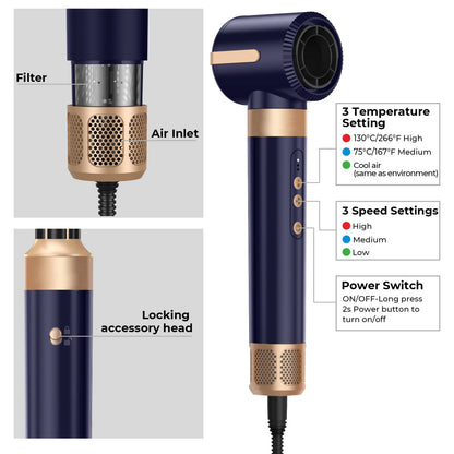 UKLISS 7-in-1 Multifunctional Hot Air Styler