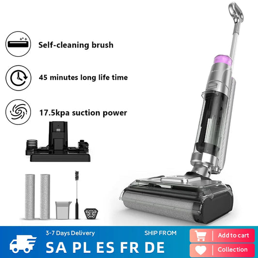 🟢 Wireless Smart Wet/Dry Vacuum Cleaner