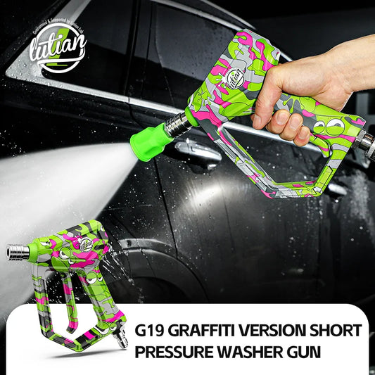 SHORT PRESSURE WASHER GUN-Graffiti Style