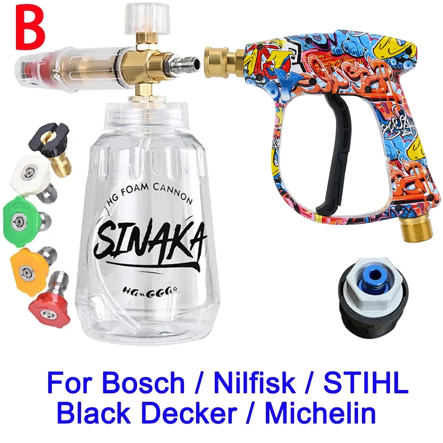 High Pressure Washer Water Gun