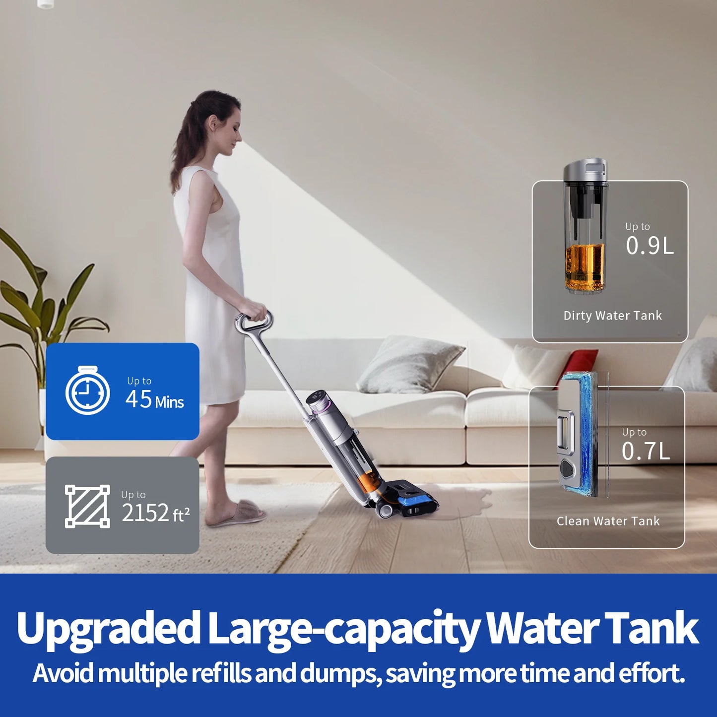 🟢 Wireless Smart Wet/Dry Vacuum Cleaner