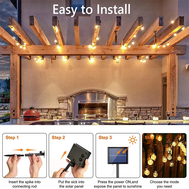 Solar Crystal Lights
