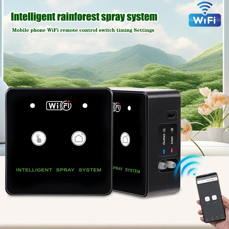 WiFi Control Rainforest Spray System