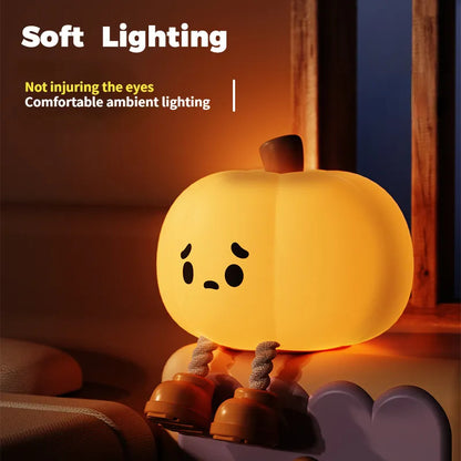 Cute Halloween Pumpkin Night Lamp