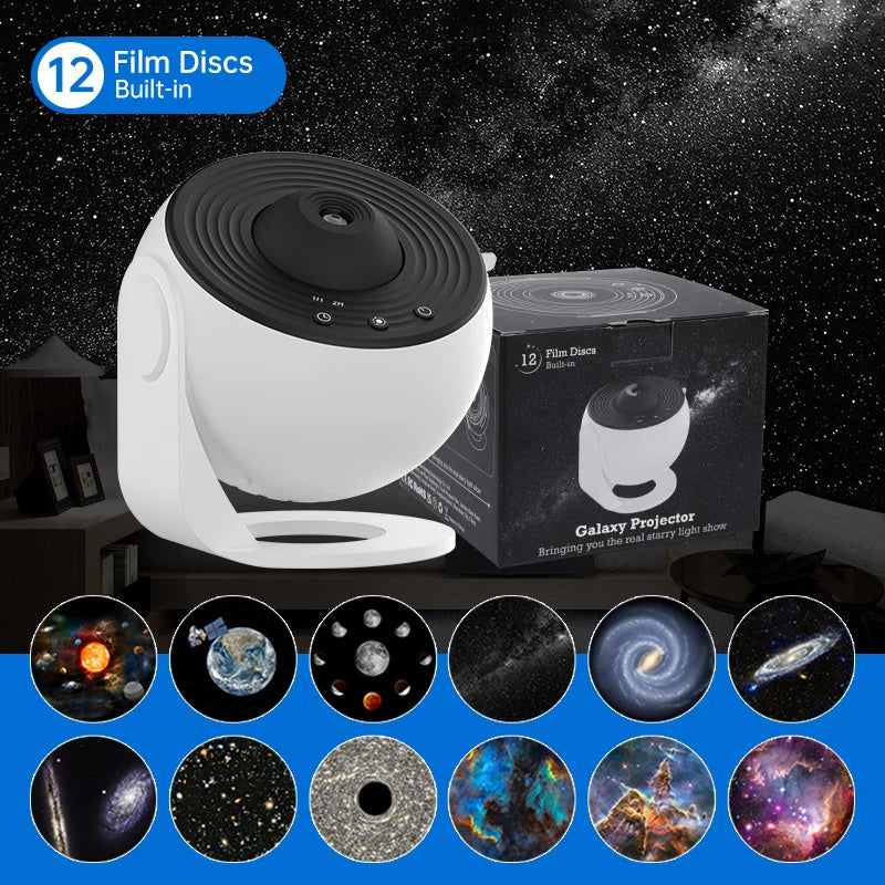 12-in-1 Planetarium Galaxy Projector